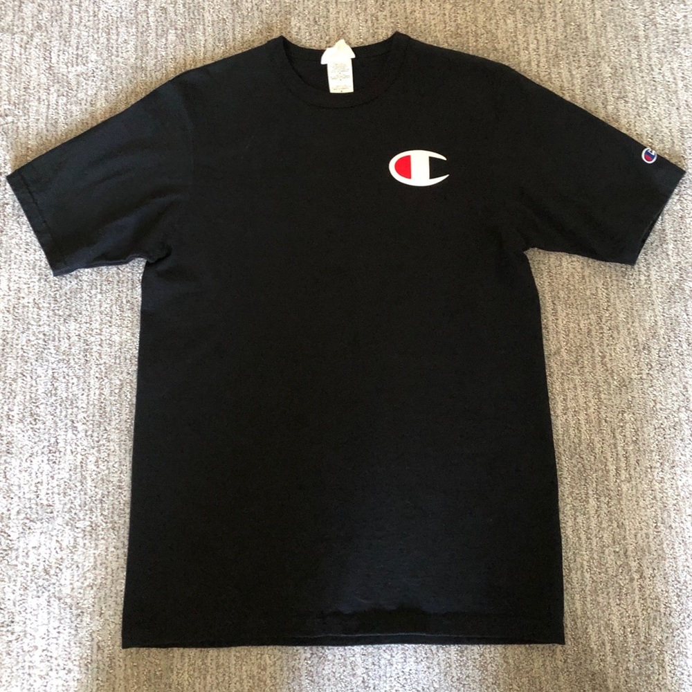 Mens Medium Black Champion T-Shirt
